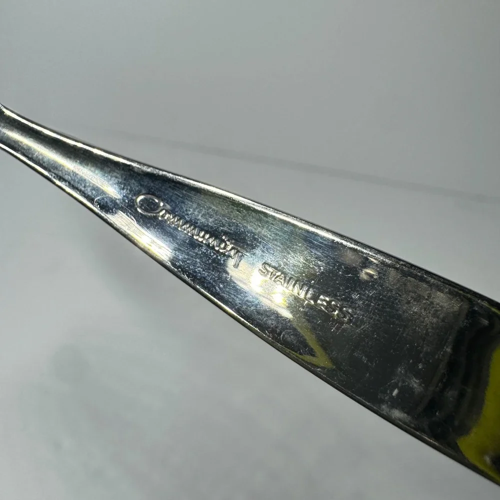 Community Stainless Paul Revere Pierced Tomato Server Vintage Serving Spoon 9in